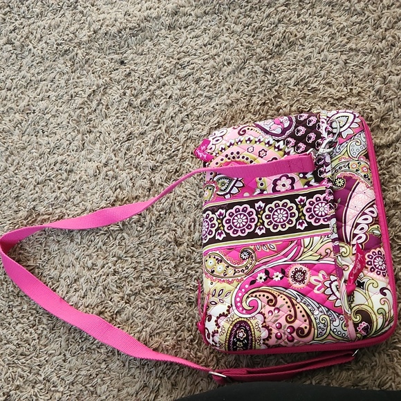 Vera Bradley Very Berry Paisley mini laptop iPad hard case crossbody - Picture 5 of 5